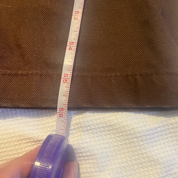 Men's Brown Cargo Overalls with Adjustable Straps 34x32 - Picture 12 of 16